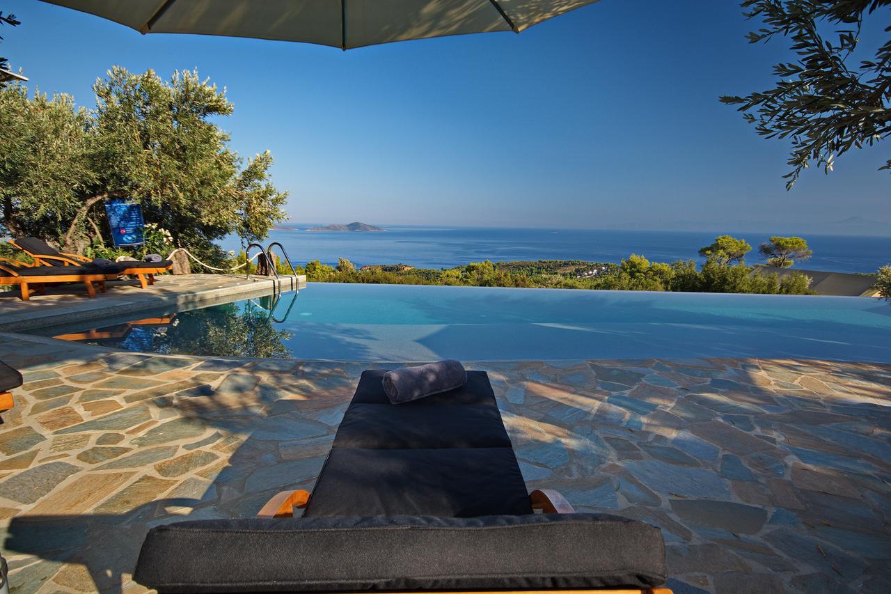 The Infinity 180 Luxury Suites Milia Exterior foto